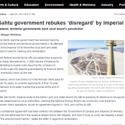 Sahtu government rebukes ‘disregard’ by Imperial