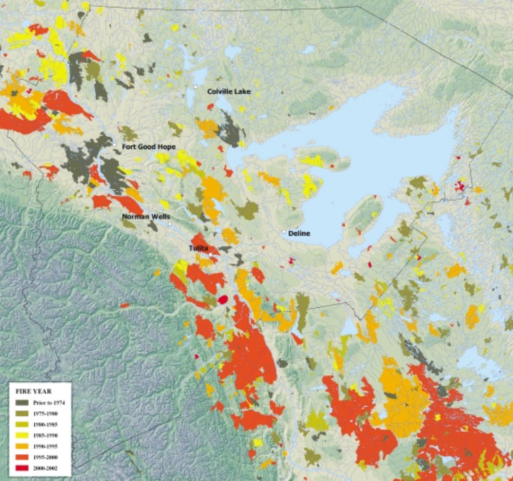 forest fire history in the sahtu