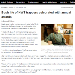 Bush life of NWT trappers celebrated with annual awards